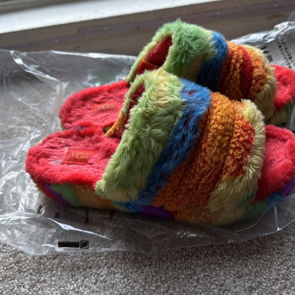 Ugg platform Fuzzy Slippers - Picture 4 of 8